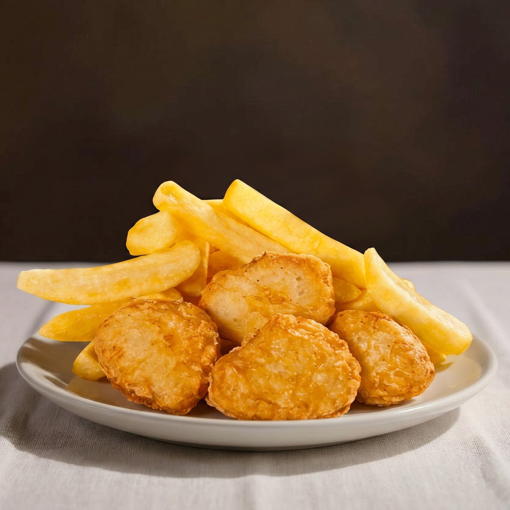 Kids Nuggets con Papitas Fritas.