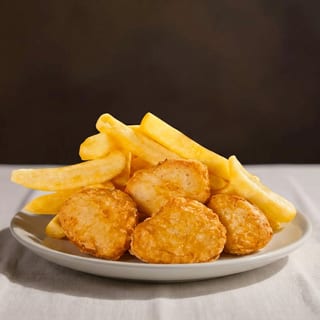Kids Nuggets con Papitas Fritas